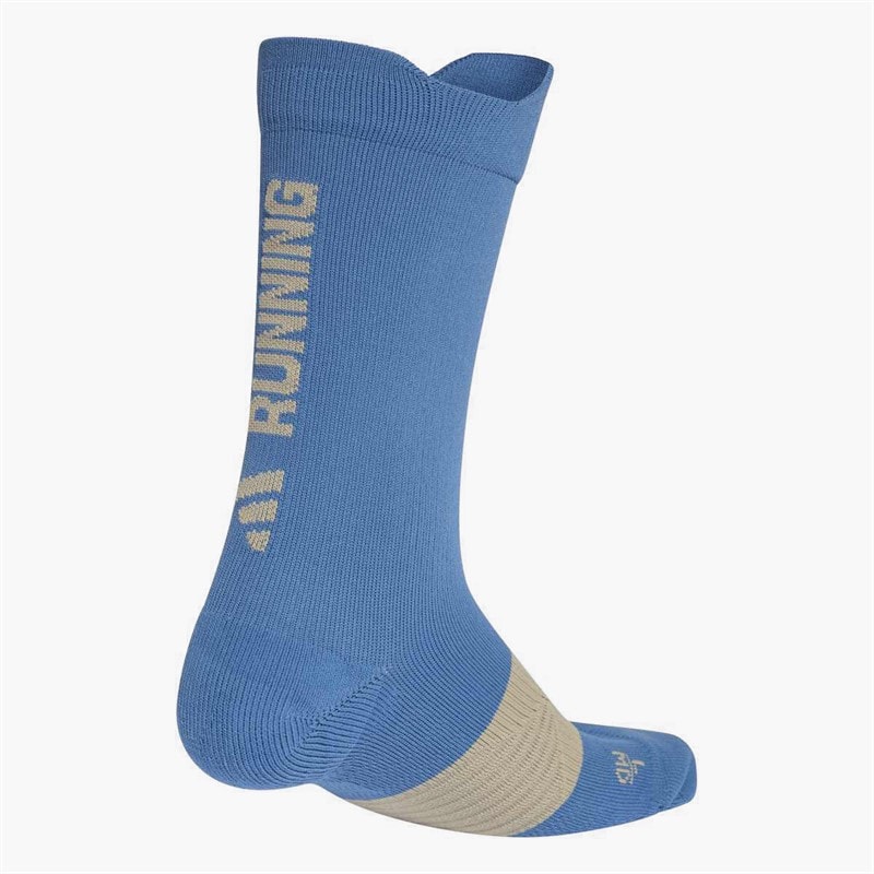 RunX Graphic Running Crew Socks Dusky Ink/Wonder Cargo - Image 2
