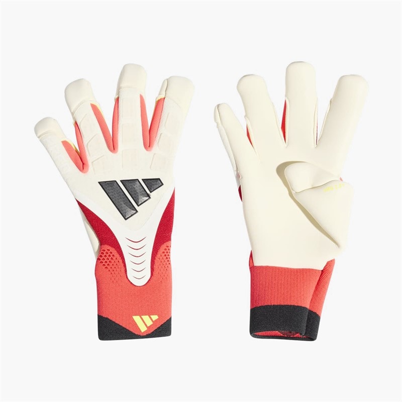 adidas Predator Pro Hybrid Goalkeeper Gloves White/Lucid Red/Black