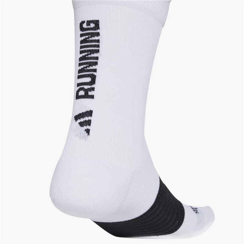 RunX Graphic Running Crew Socks White/Black - Image 3
