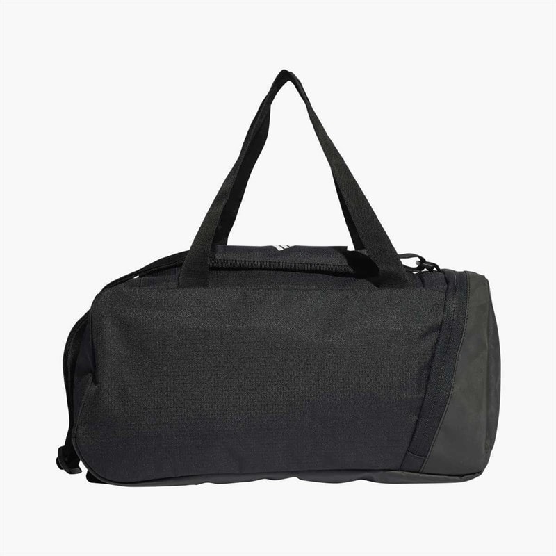 Essentials 3 Stripes XSmall Duffel Bag Black/White - Image 2