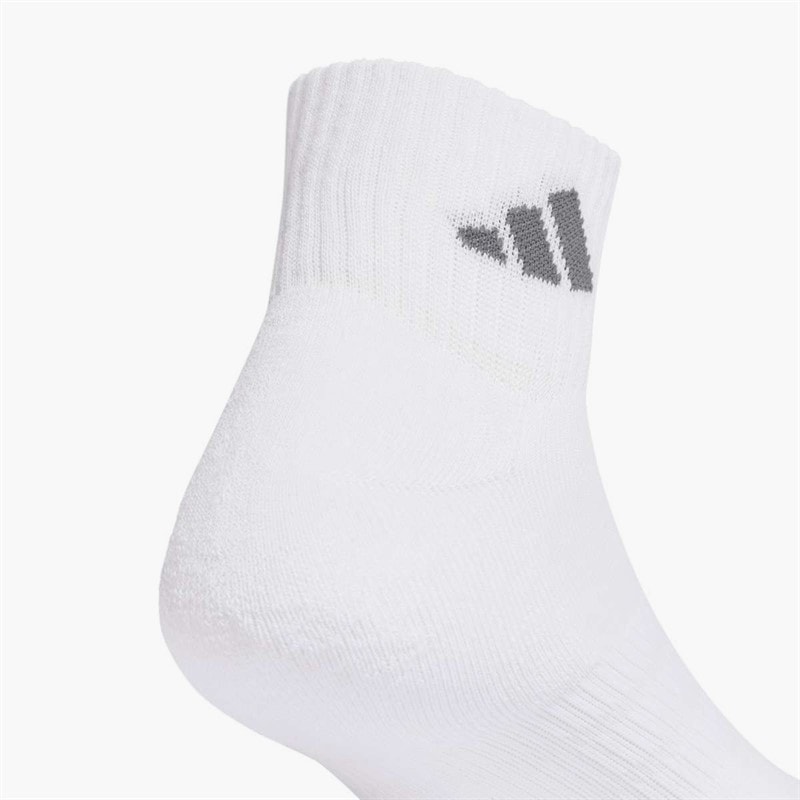 Sportswear Cushioned Three Pack Ankle Socks White/White/Grey Five - Image 3