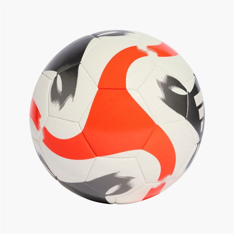 Tiro League MATCH Football (FIFA BASIC CERTIFIED) White/Iron Metallic/Solar Orange - Image 2