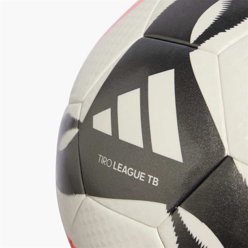 Tiro League MATCH Football (FIFA BASIC CERTIFIED) White/Iron Metallic/Solar Orange - Image 3