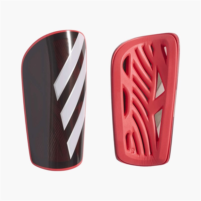 adidas Tiro League Shin Guards Black/Lucid Red/White/Silver Metallic