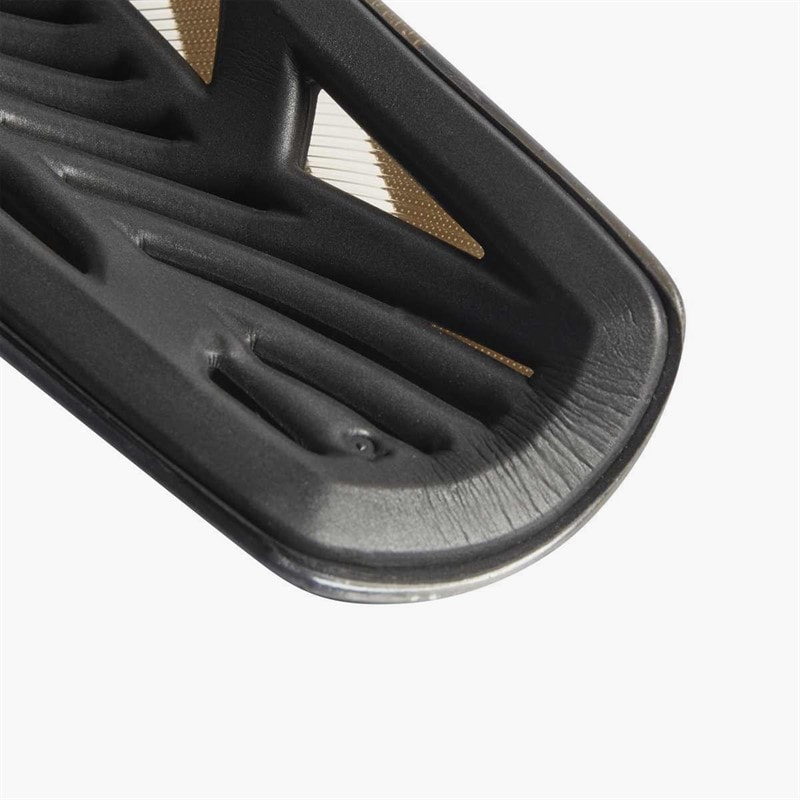 Tiro League Shin Guards Black/Gold Metallic/White - Image 3