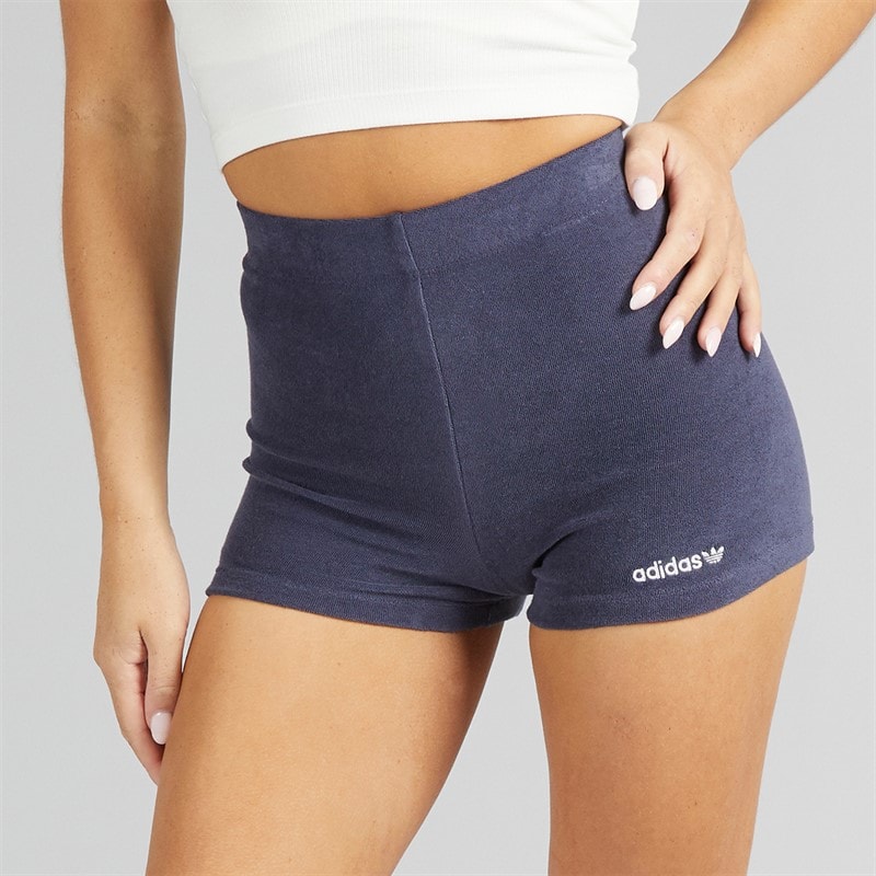 adidas Originals Womens Towel Shorts Shadow Navy