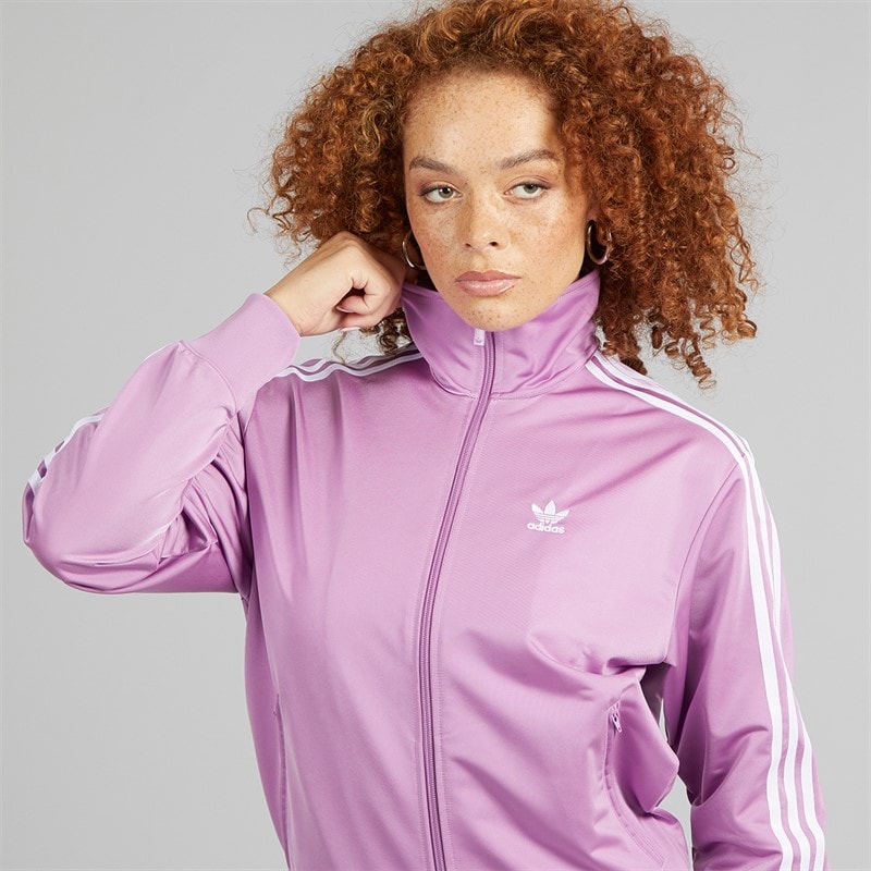 Womens Adicolor Classics Loose Firebird Track Top Preloved Purple - Image 3