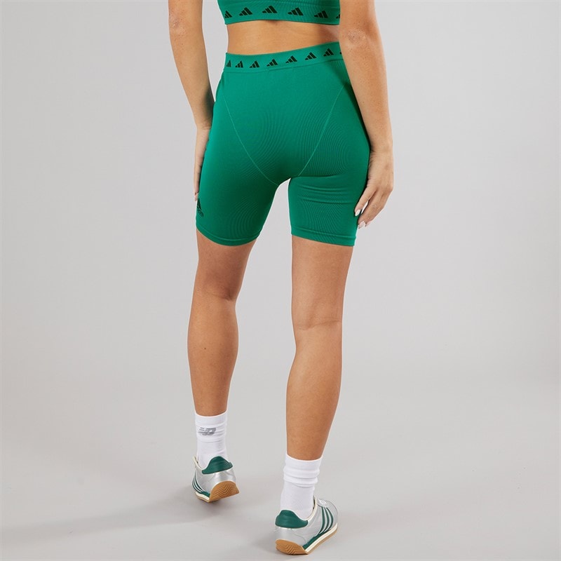 Womens EQT Tight Shorts Equipment Green - Image 2