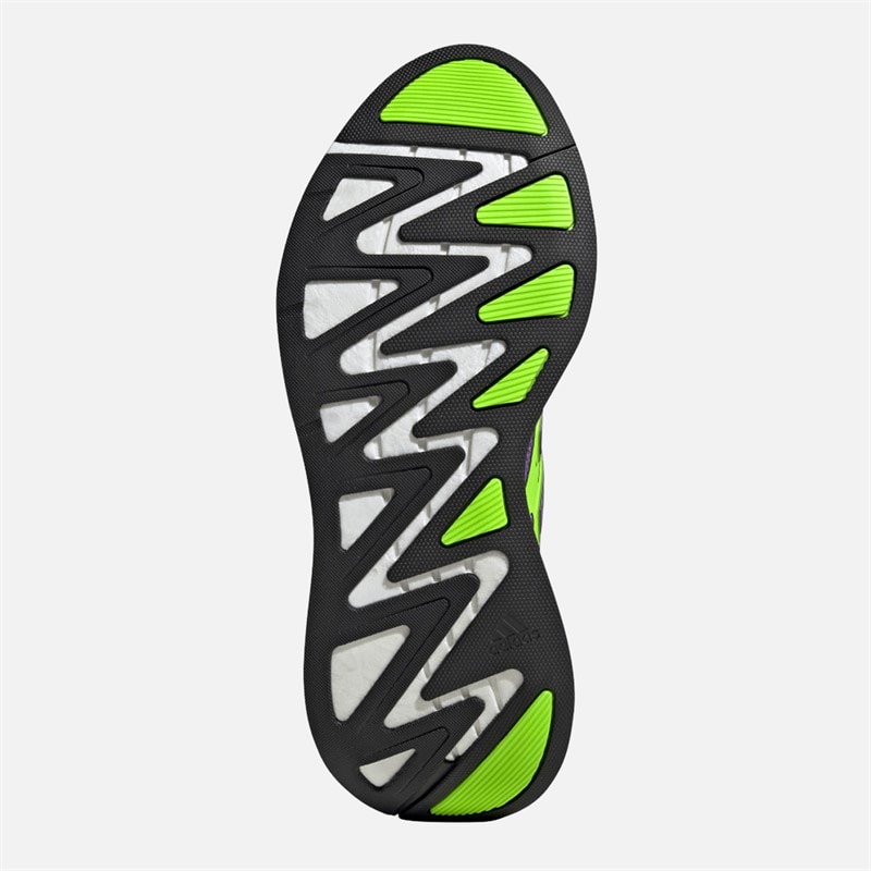 Womens Adizero Aruku Trainers Active Purple/Solar Green/Silver Metallic - Image 2
