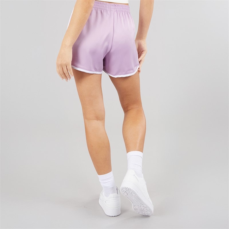 Womens Adicolour 3-Stripes Sprinter Shorts Light Orchid - Image 2