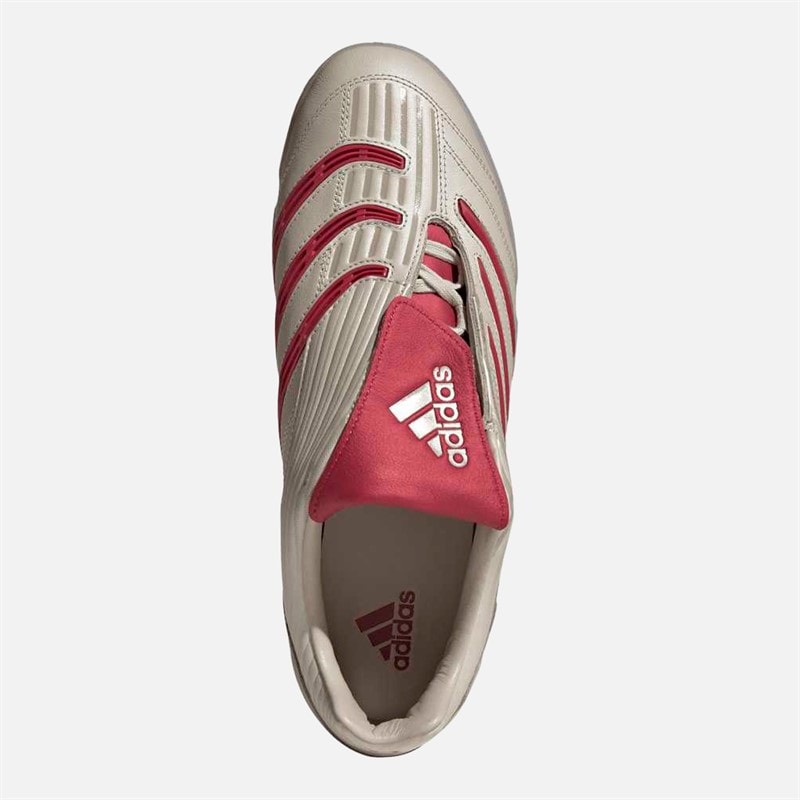 adidas Originals Mens Predator Sala Trainers Beige/Team Victory Red/Light Brown - Image 4