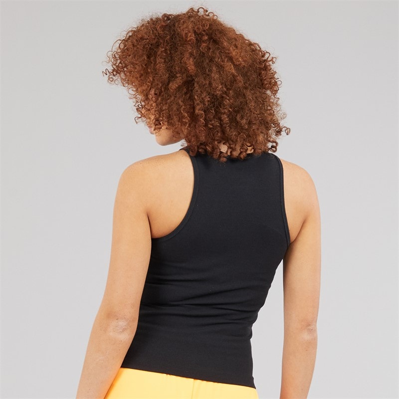 Womens Logo Tank Top Black - Image 2