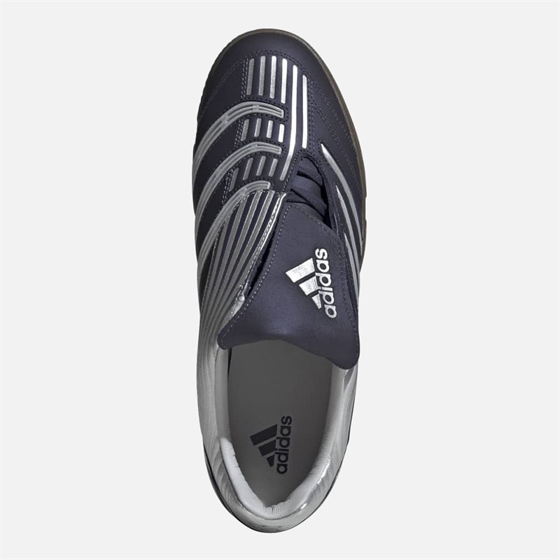adidas Originals Mens Predator Sala Trainers Shadow Navy/Silver Metallic/Gum - Image 4