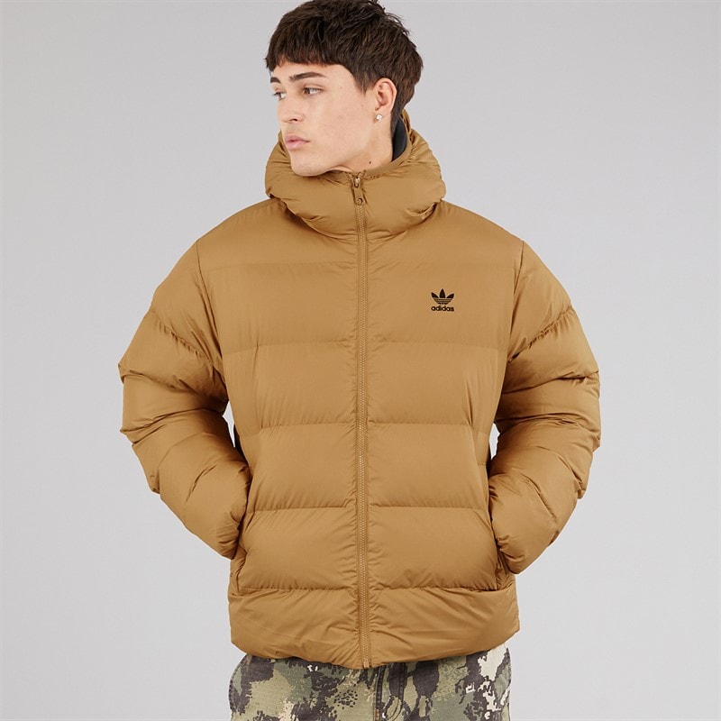 Mens Tonal Puffer Jacket Cardboard - Image 5