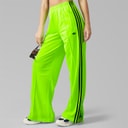 Womens Adicolor Classics Firebird Loose Fit Track Pants Signal Green/Black