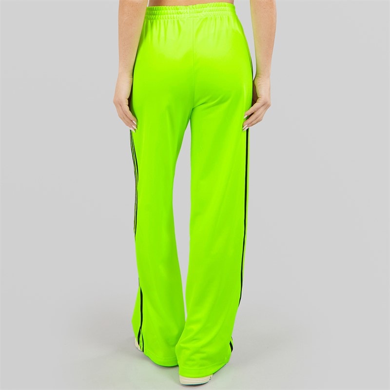 Womens Adicolor Classics Firebird Loose Fit Track Pants Signal Green/Black - Image 2