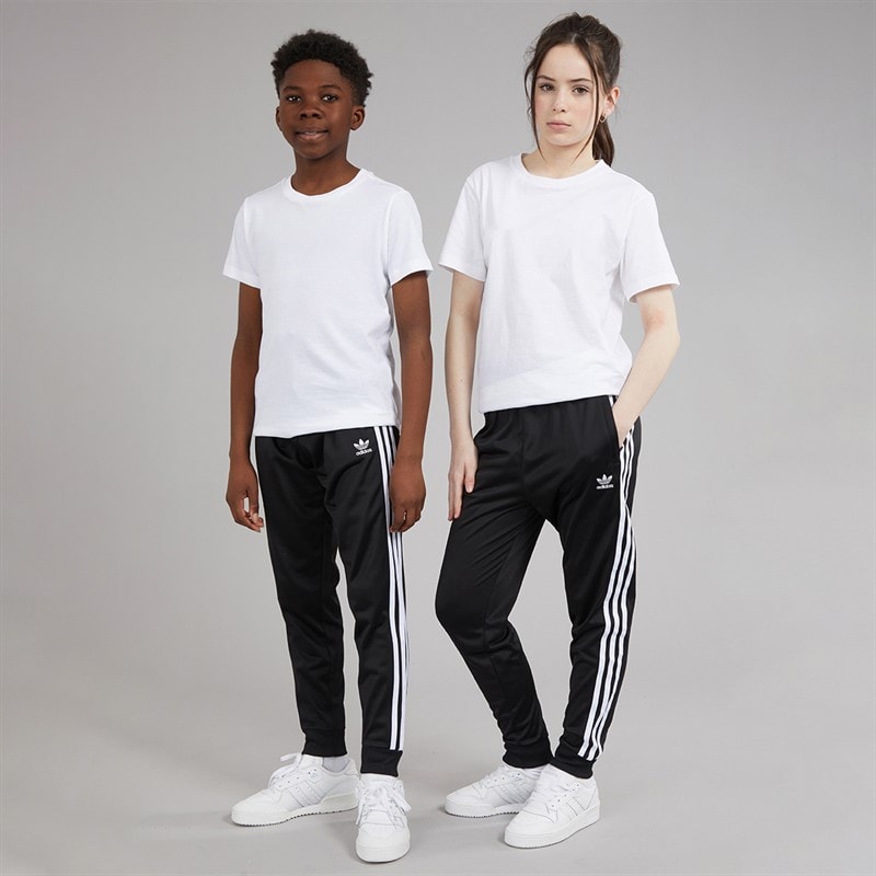 adidas Originals Junior Adicolor Superstar Track Pants Black - Image 4