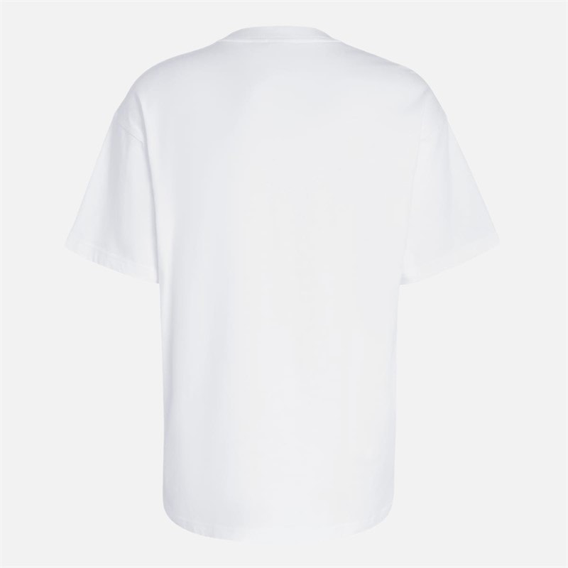 Mens X Marvel Ghost Rider Oversized T-Shirt Cream White - Image 2