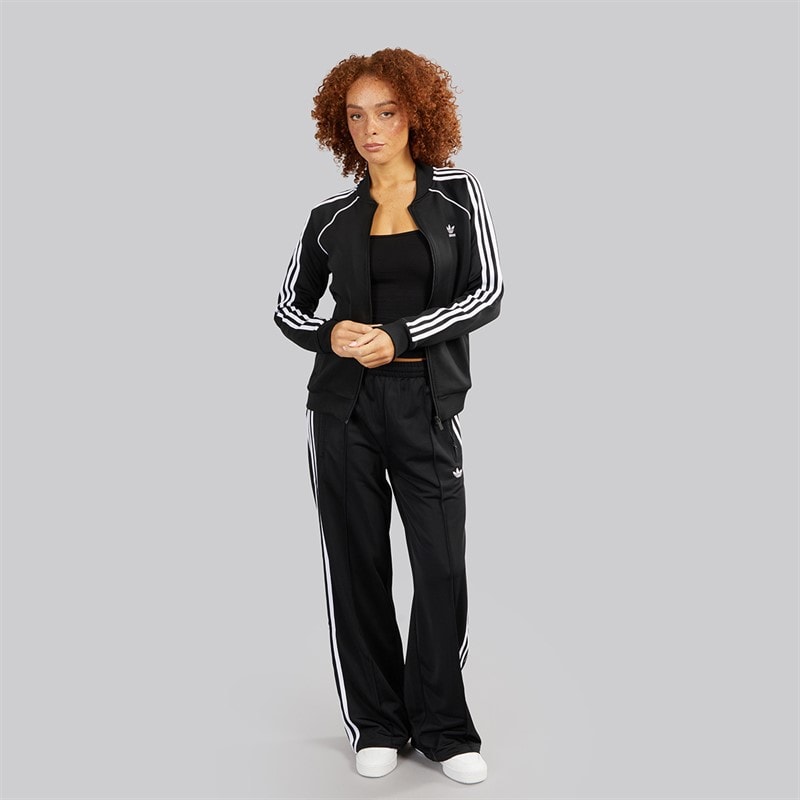 Womens Adicolor Classics Superstar Full Zip Track Top Black - Image 4