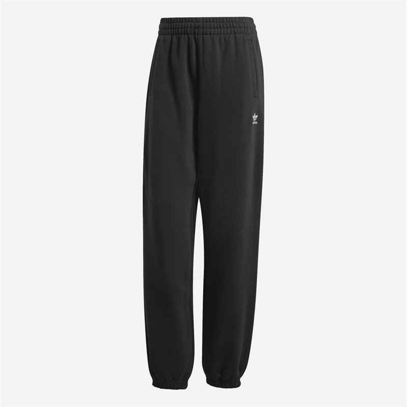 Womens Trefoil Essentials Joggers Black - Image 1