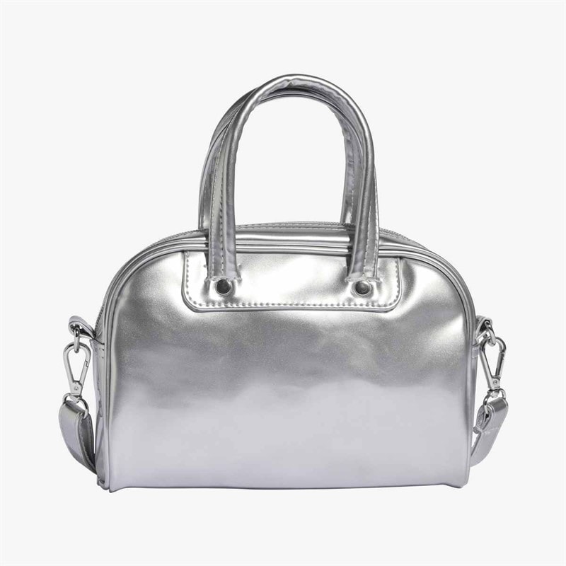 Womens Adicolor Mini Bowling Shoulder Bag Silver Metallic - Image 2