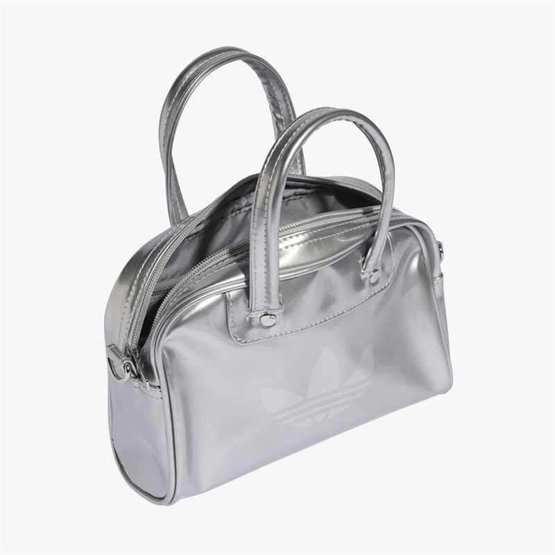 Womens Adicolor Mini Bowling Shoulder Bag Silver Metallic - Image 4