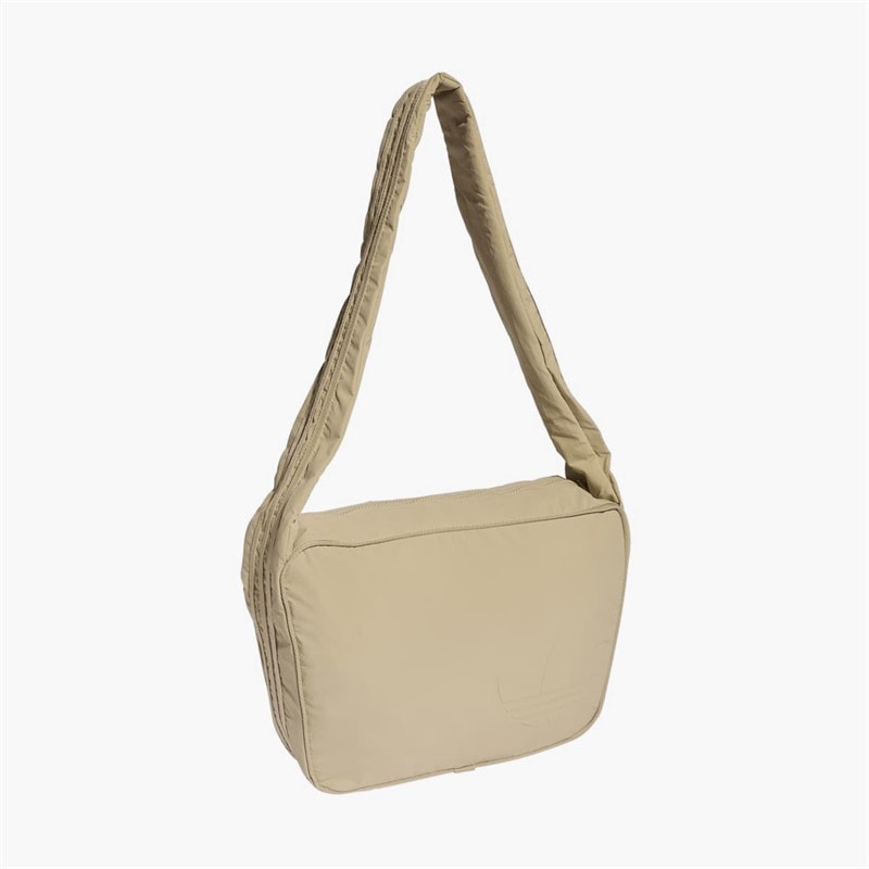 Womens Crossbody Bowling Bag Stone Khaki - Image 3