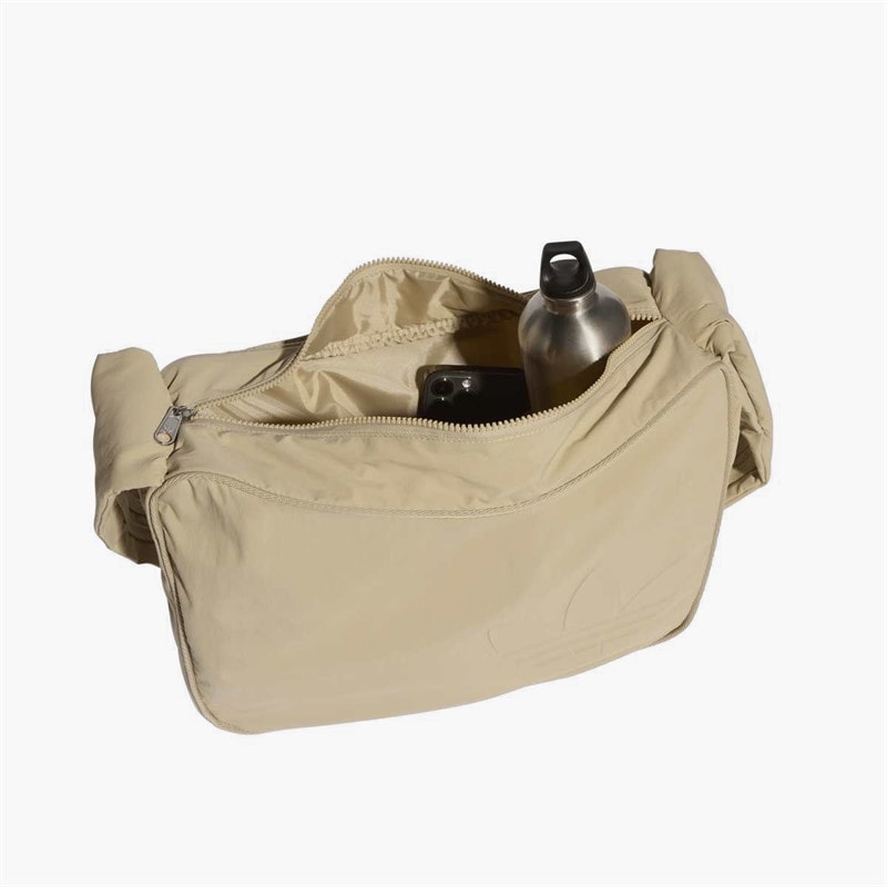 Womens Crossbody Bowling Bag Stone Khaki - Image 4