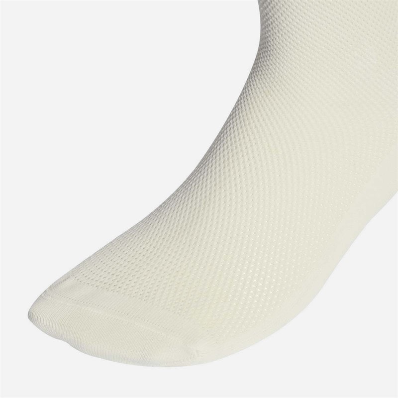 Womens Pearls Crew Socks Off White - Image 3