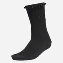 Womens Pearls Crew Socks Black