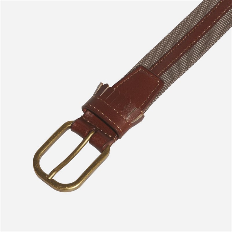 Mens Originals Leather Golf Belt Trace Brown - Image 2