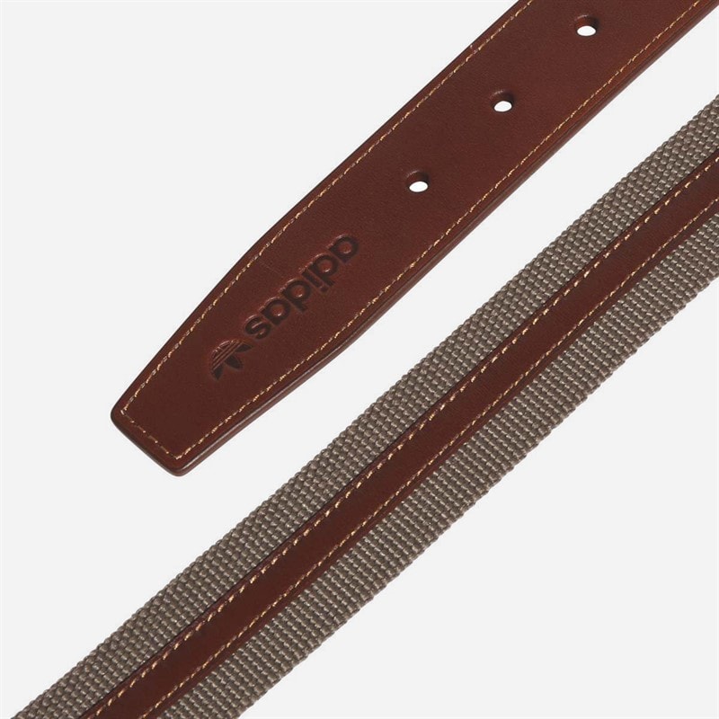 Mens Originals Leather Golf Belt Trace Brown - Image 3