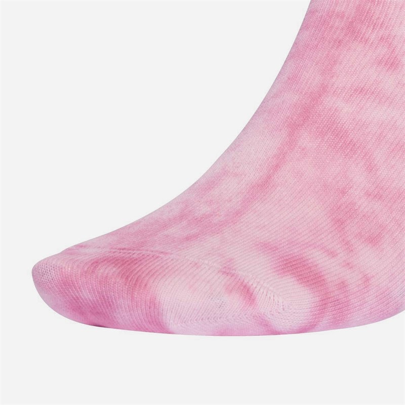 Tie Dye Three Pack Crew Socks Bliss Pink/Bliss Lilac/White - Image 3