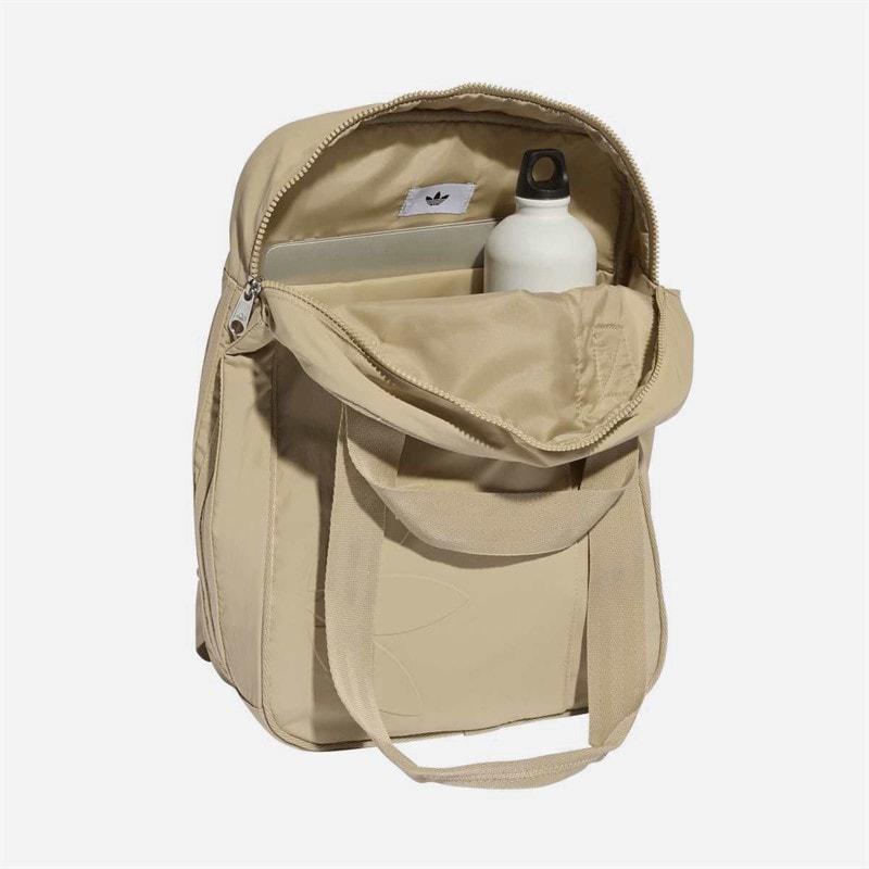 Womens Tote Backpack Stone Khaki - Image 4