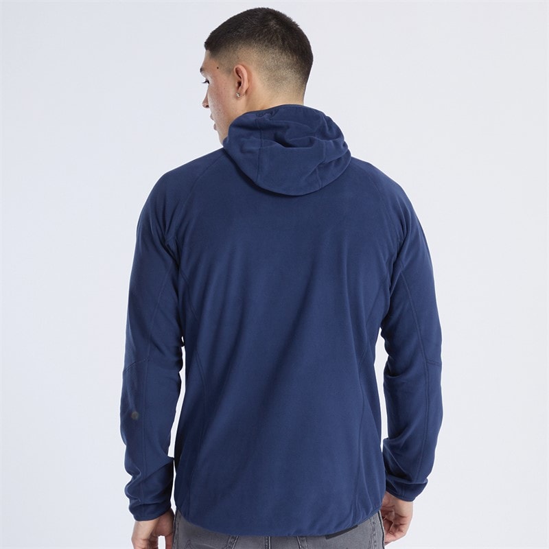 Mens Tathwell Hooded Fleece Jacket Dusk - Image 2