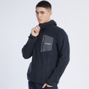 Mens Tathwell Hooded Fleece Jacket Jet Black