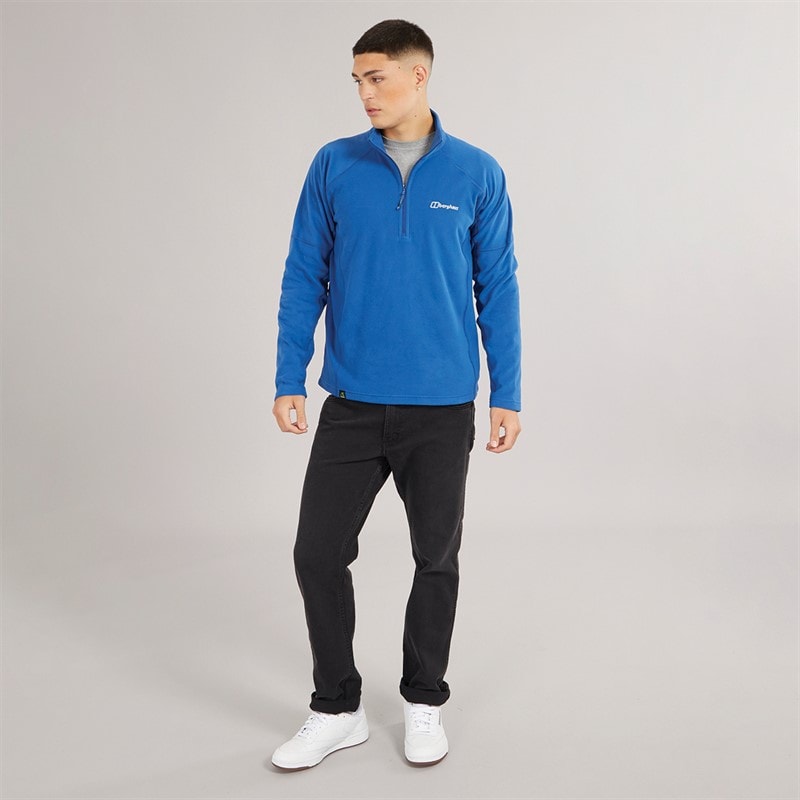 Mens Anwick Half Zip Fleece Jacket Limoges - Image 4