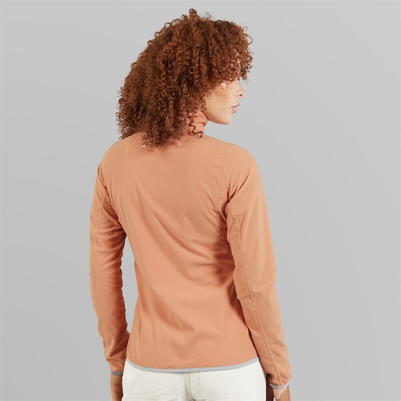 Womens Cawkwell Half Zip Fleece Jacket Natural - Image 2