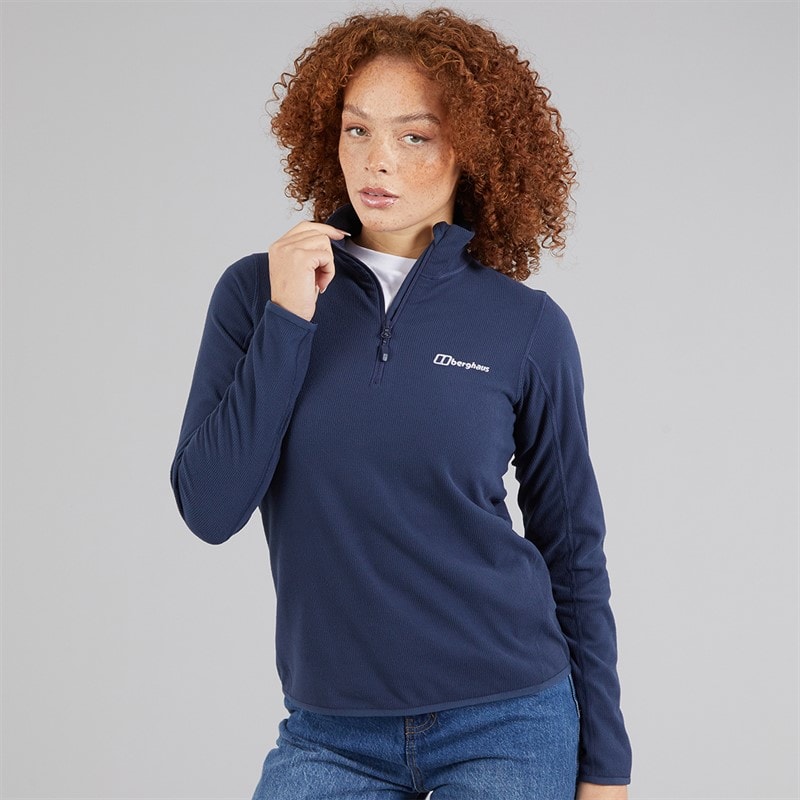 Berghaus Womens Cawkwell Half Zip Fleece Jacket Dark Blue
