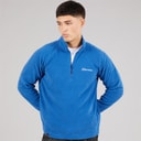 Mens Bigby Half Zip Fleece Jacket Blue