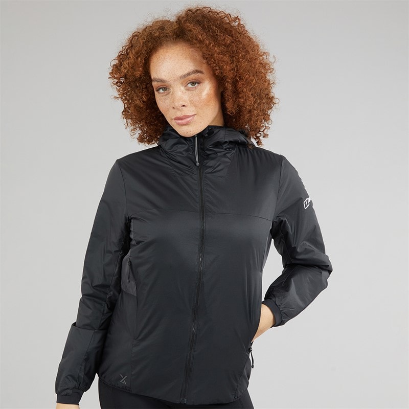 Womens MTN Arete Lightweight Insulated Jacket Black/Grey - Image 3