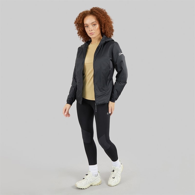 Womens MTN Arete Lightweight Insulated Jacket Black/Grey - Image 4