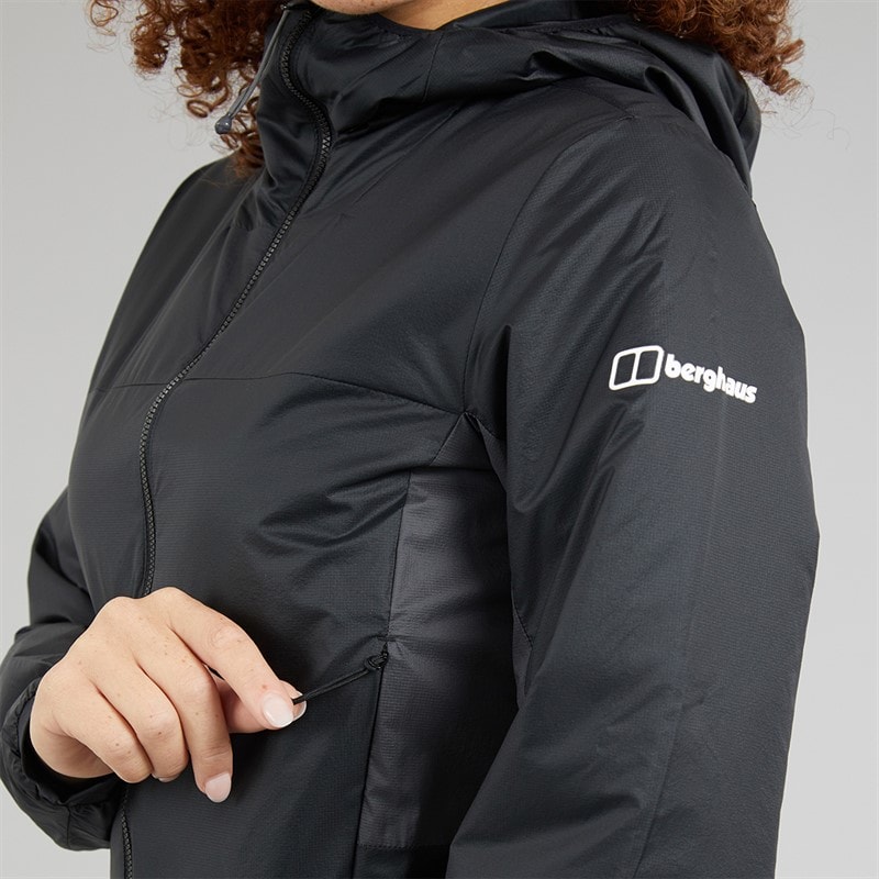 Womens MTN Arete Lightweight Insulated Jacket Black/Grey - Image 5