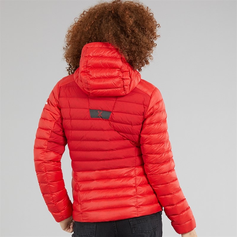 Womens MTN Seeker Hydrodown Insulated Jacket Red - Image 2