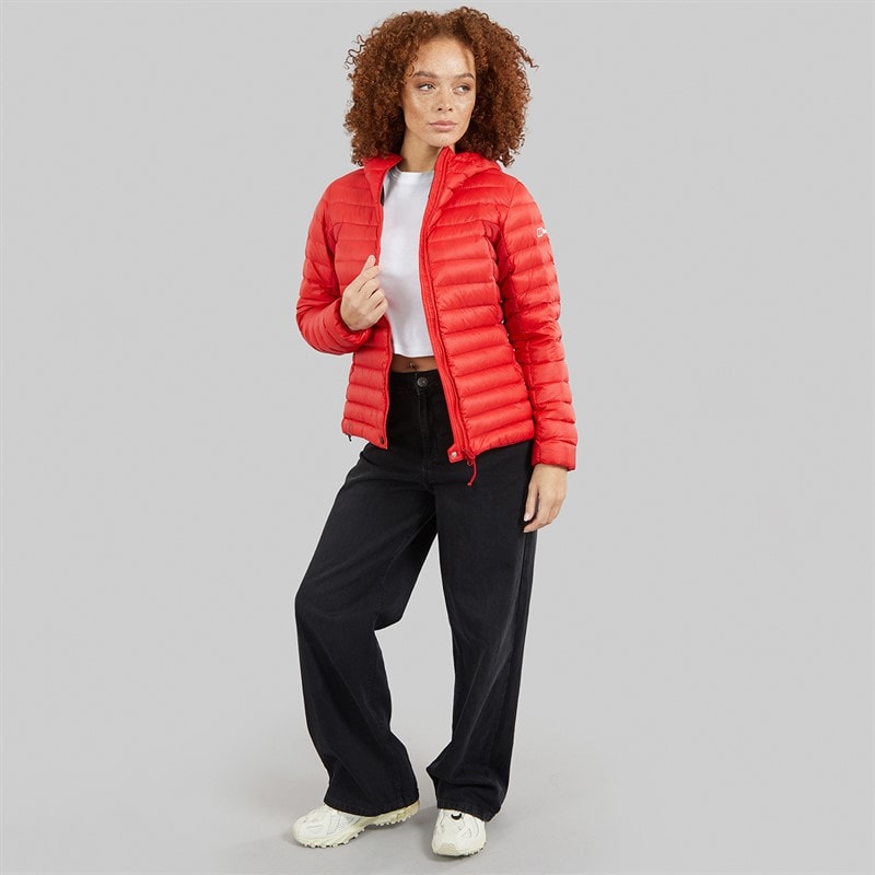 Womens MTN Seeker Hydrodown Insulated Jacket Red - Image 4