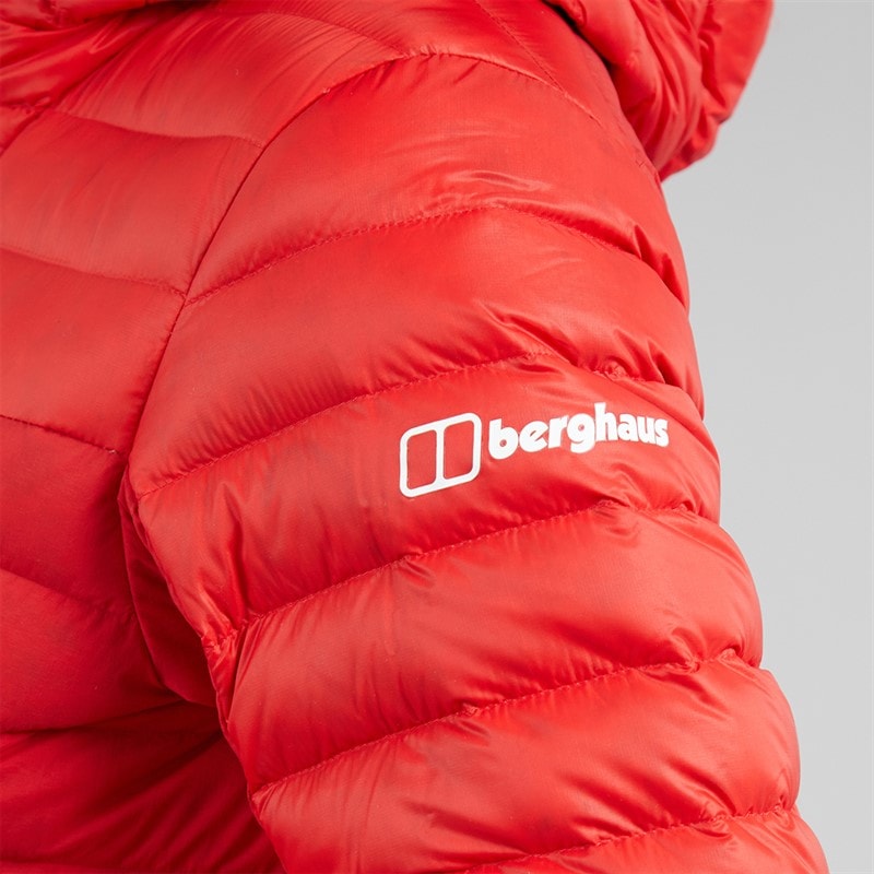 Womens MTN Seeker Hydrodown Insulated Jacket Red - Image 5