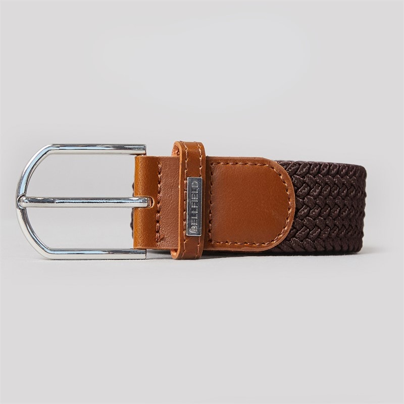 Bellfield Mens Stretch Belt Tan