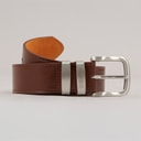 Mens Bonded Belt Brown