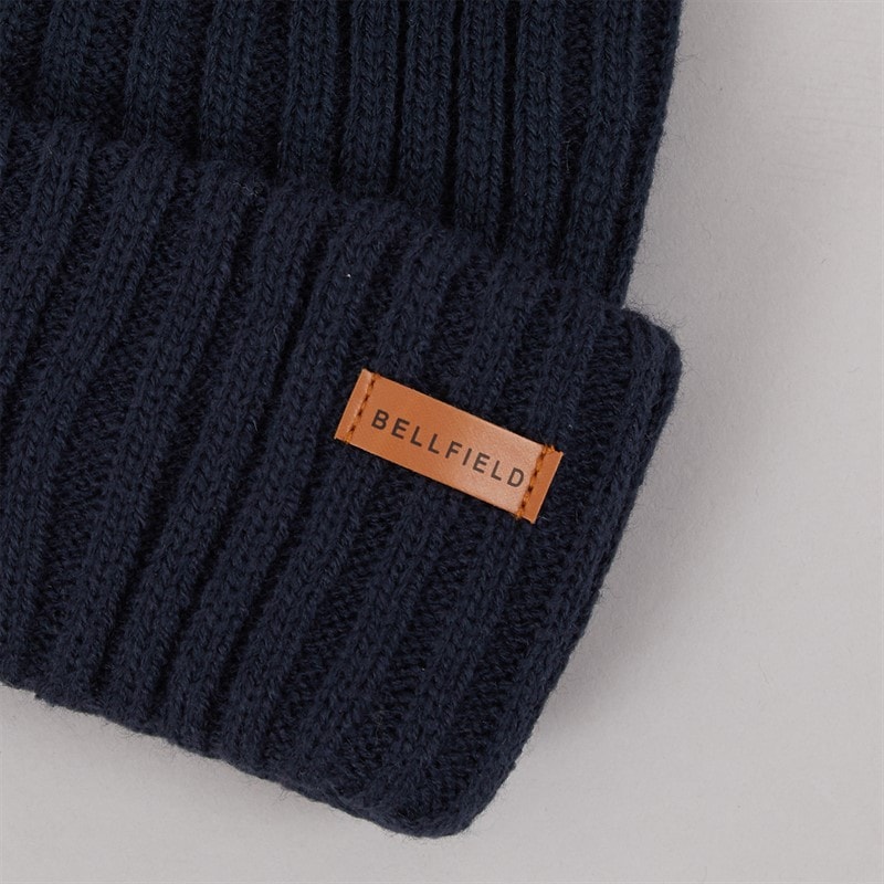 Mens Hat Gloves And Scarf Set Navy - Image 3