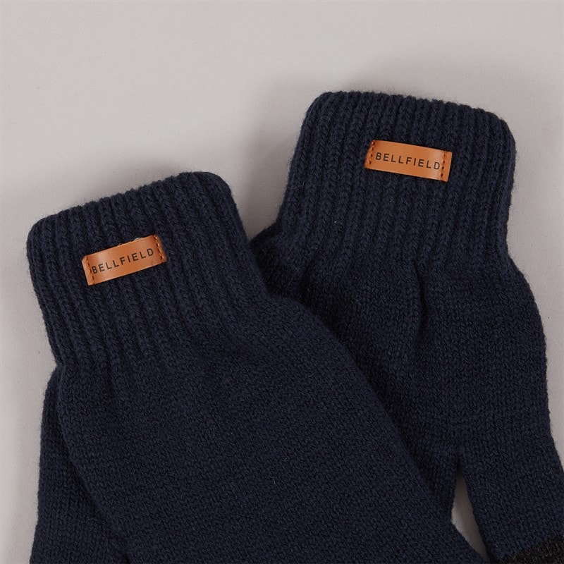 Mens Hat Gloves And Scarf Set Navy - Image 4